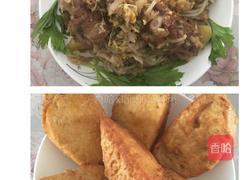 排骨烩酸菜 主食(炸馒头)的做法图解9