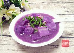 鱿鱼炆紫山药的做法图解8