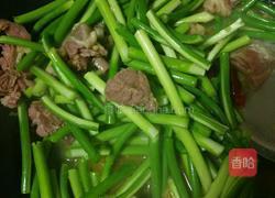 蒜苔炒咸鸭腿的做法图解5