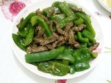 青椒炒牛肉（牛排）