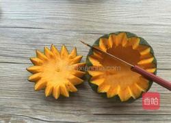 万圣节的南瓜蒸蛋的做法图解2