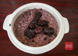 红枣黑米糯米粥的做法图解7