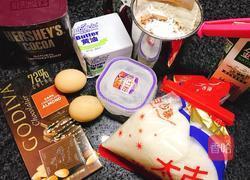 麻将巧克力栗蓉蛋糕的做法图解1