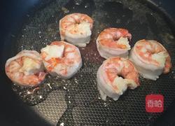 罗勒青酱鲜虾炖饭的做法图解4