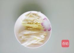 豆芽炒肉的做法图解3