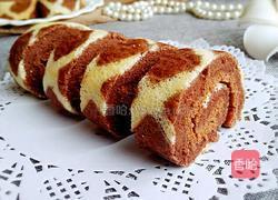 花样巧克力蛋糕卷的做法图解34