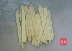 千张拌菠菜 的做法图解2