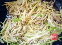 嫩姜炒肉丝的做法图解4