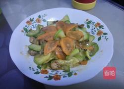 角瓜炒肉的做法图解8