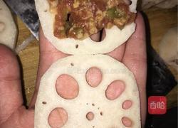 香酥藕盒的做法图解3