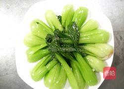 香菇扒菜胆的做法图解2
