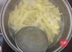 酥脆炸薯条的做法图解3