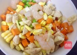 鸡肉米饭南瓜盅的做法图解3