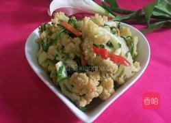 清炒有机花菜的做法图解4