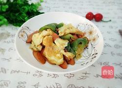 青椒火腿炒鸡蛋的做法图解14