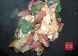 青椒火腿炒鸡蛋的做法图解13