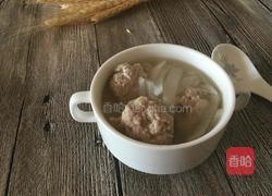 肉丸萝卜汤的做法图解7