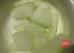 冬瓜豆腐蒸肉饼的做法图解2