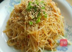 凉拌酸辣土豆丝的做法图解3