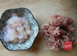生煎虾仁肉末小馄饨的做法图解1