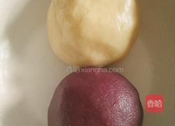 紫薯红豆酥的做法图解3