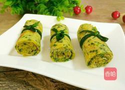 韭菜虾皮鸡蛋卷的做法图解12