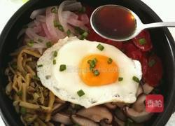 腊肠石锅拌饭的做法图解12