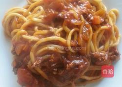 番茄肉沫意面的做法图解6