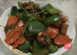 圆椒炒鸡腿的做法图解7