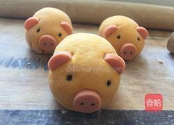 南瓜小猪紫薯包 的做法图解12