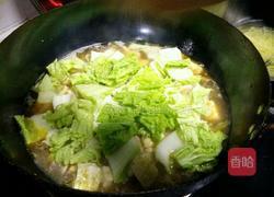 豆腐炖白菜的做法图解2
