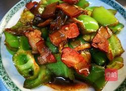 腊肉炒青椒的做法图解6