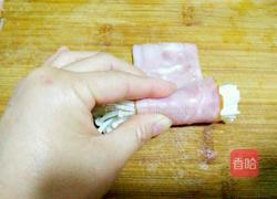 培根金针菇卷的做法图解7