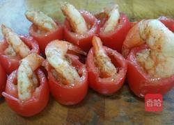 圣女果夹虾仁的做法图解9