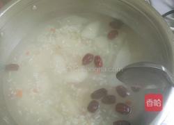 红枣枸杞雪梨醪糟汤的做法图解6