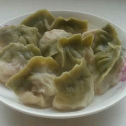 百财饺子（羊肉胡萝卜馅 抹茶版）的做法[图]
