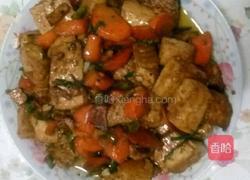 胡萝卜炒豆腐的做法图解9