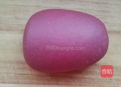 玫瑰花馒头(红曲粉)的做法图解4
