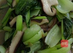 香菇油菜的做法图解5