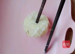 红薯糯米豆沙煎饼的做法图解2