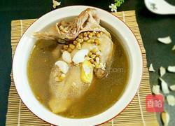 乳鸽百合炖绿豆汤的做法图解7