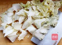 醋溜白菜的做法图解2