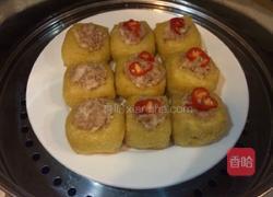 豆腐酿肉的做法图解5
