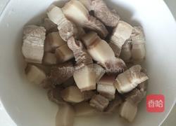 红烧肉炖白菜粉条的做法图解4