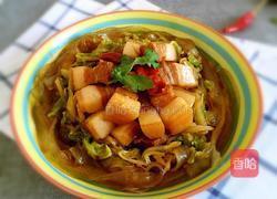 红烧肉炖白菜粉条的做法图解13