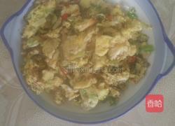 青椒跑蛋的做法图解3