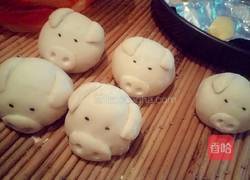 小猪奶黄包(纯手工)的做法图解8