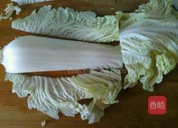 凤尾白菜的做法图解2