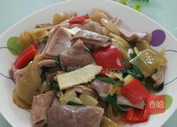 酸菜炒肚片的做法图解8