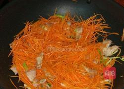 胡萝卜炒五花肉的做法图解5